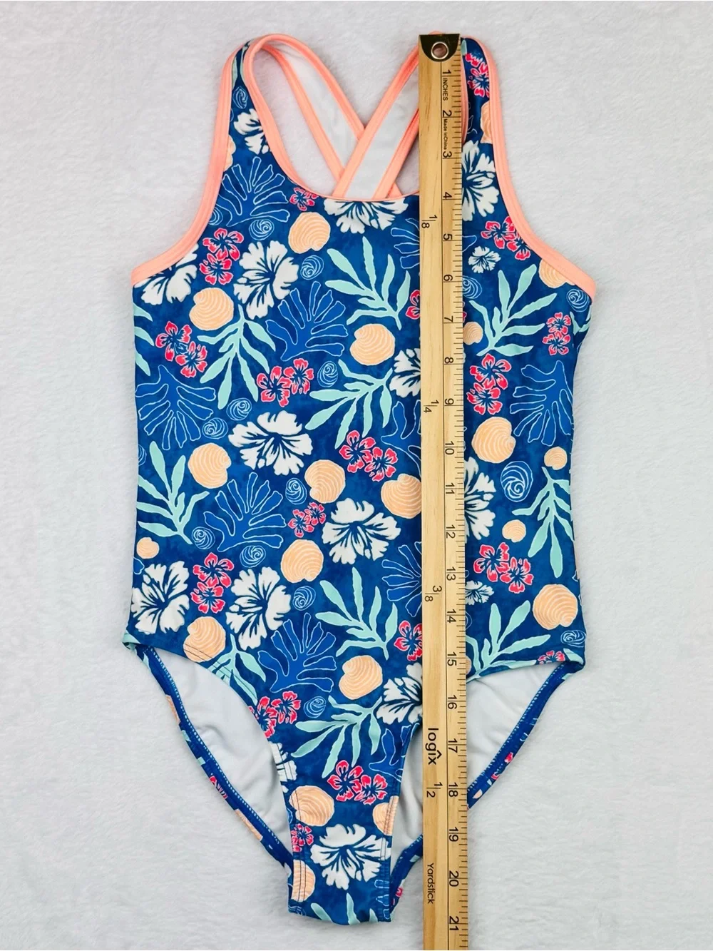 LL Bean Swimsuit. Girls Size 8. UPF 50+ protection. Excellent preowned condition